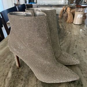 Gianni Bini diamond studded high heels.